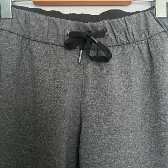 Lululemon On The Fly Pant Full Length Heathered Black Size 6 - Picture 2 of 6